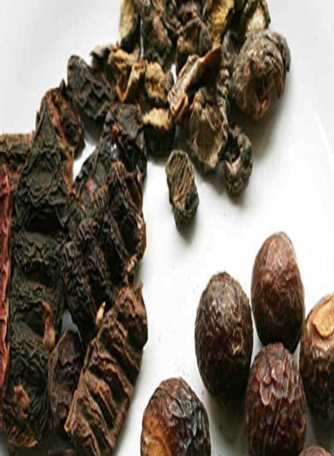 AnNafi® Amla Reetha Shikakai Pods (Mixed) | Dry Whole Herbs Mix for Hair Wash, Shine & Conditioning | Hair Care ingredients Combo Pack | 300 gm - Image 3